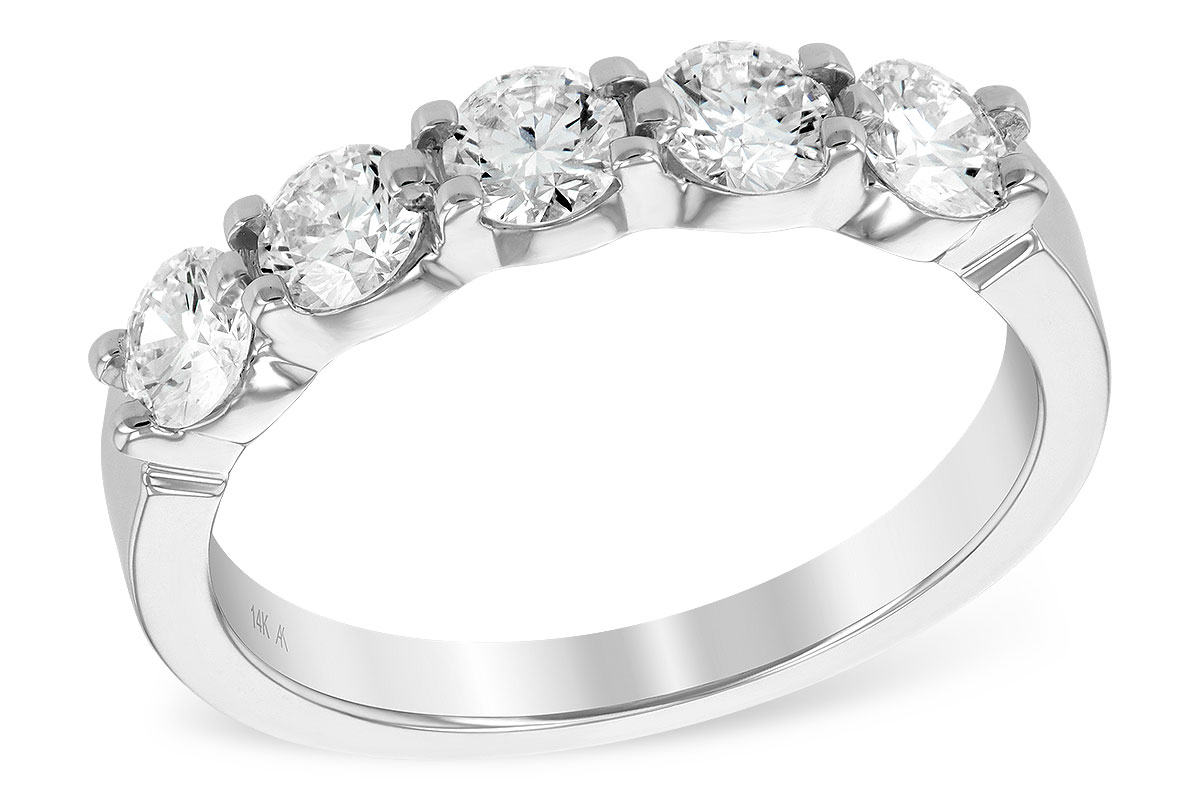 D240-31375: LDS DIA WED RG 1.00 TW (5 STONES)