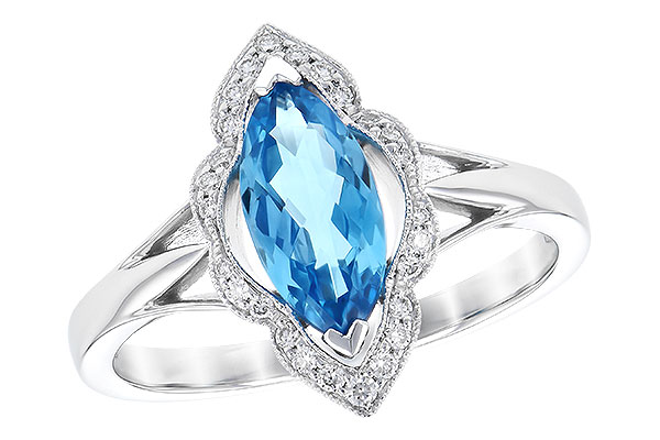 D327-61438: LDS RG 1.26 BLUE TOPAZ 1.37 TGW
