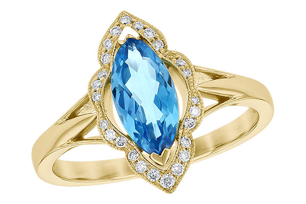 D327-61438: LDS RG 1.26 BLUE TOPAZ 1.37 TGW