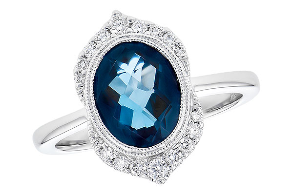 D327-62329: LDS RG 1.86 LONDON BLUE TOPAZ 2.00 TGW