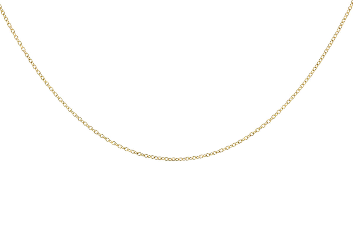 D328-52302: CABLE CHAIN (18IN, 1.3MM, 14KT, LOBSTER CLASP)