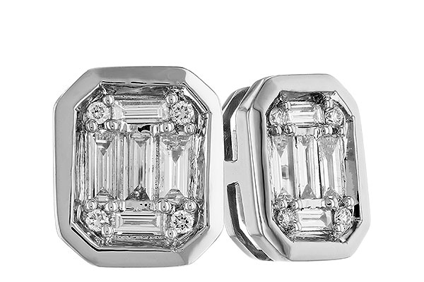 D328-52329: EARRINGS .24 BAG .28 TW