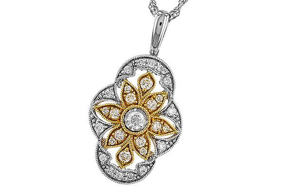 D328-52347: NECKLACE .33 TW