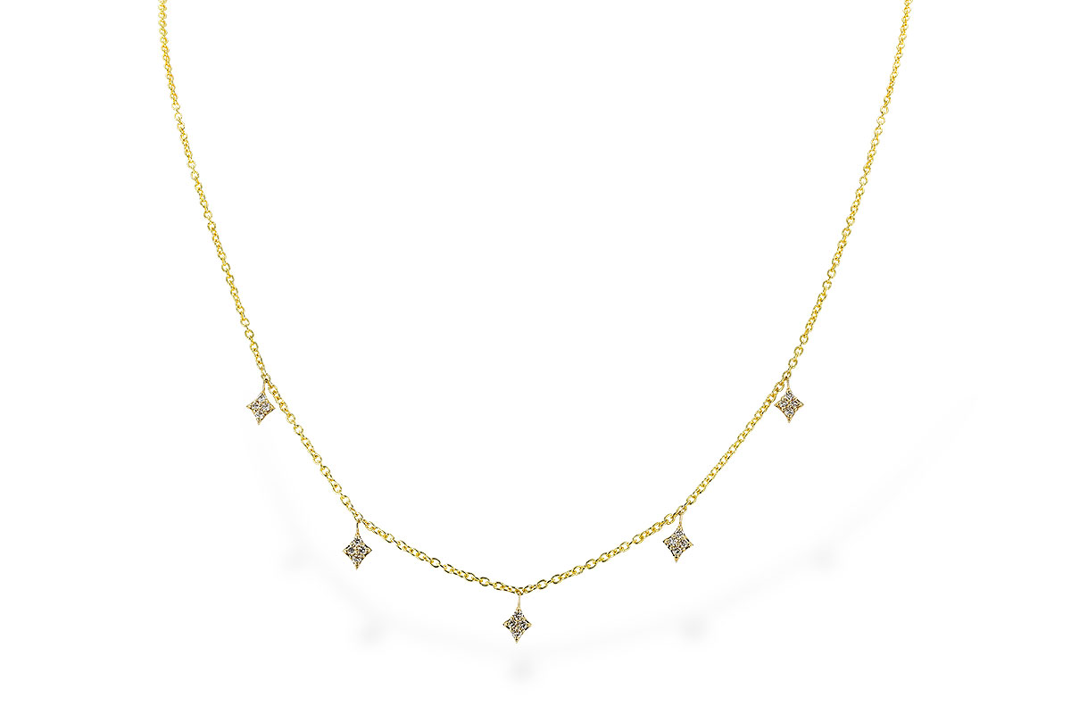 D328-53229: NECKLACE .19 TW (18")