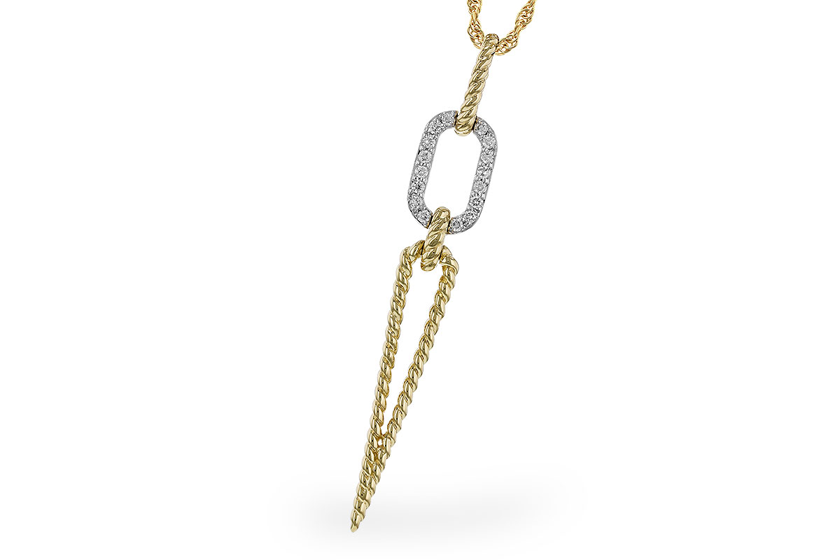 D329-38666: NECKLACE .14 TW