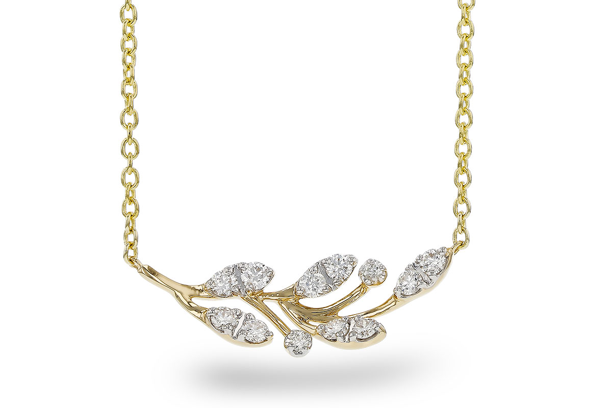 D329-39547: NECKLACE .32 TW (18")