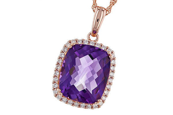 D329-39593: NECKLACE 4.57 AMETHYST 4.81 TGW (12x10MM CU)