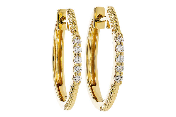 D329-41429: EARRINGS .11 TW