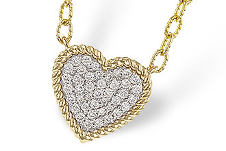 D329-42284: NECKLACE .32 TW (18")