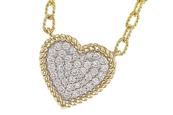 D329-42284: NECKLACE .32 TW (18")