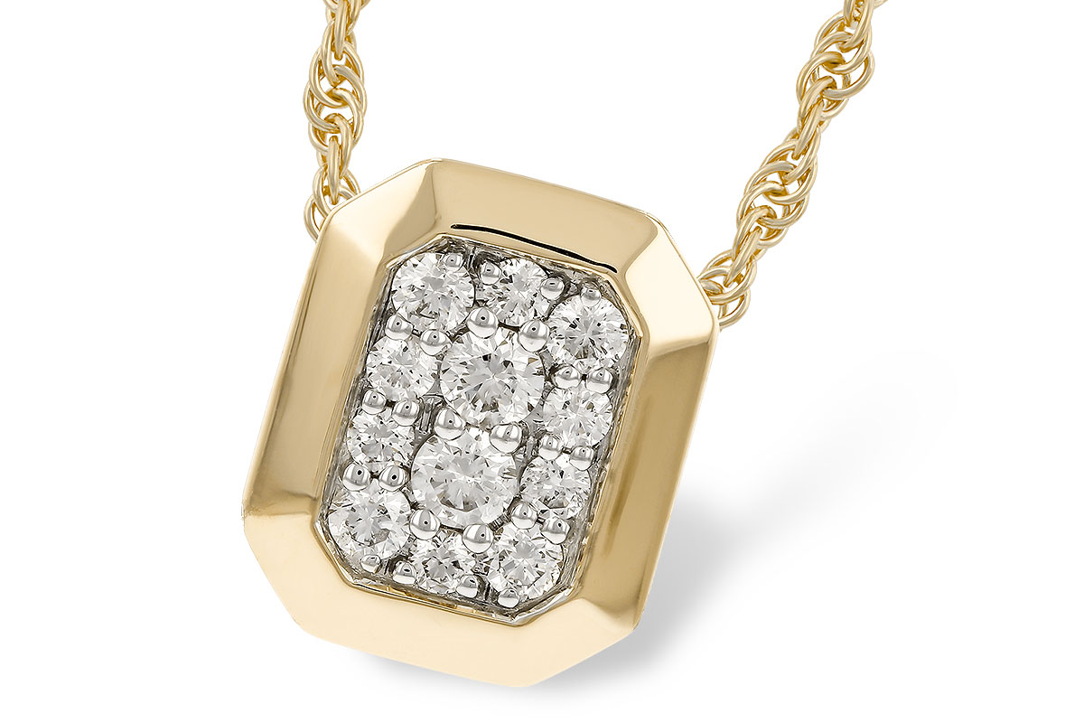 D329-43193: NECKLACE .25 TW