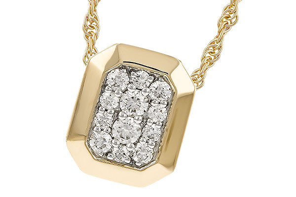 D329-43193: NECKLACE .25 TW