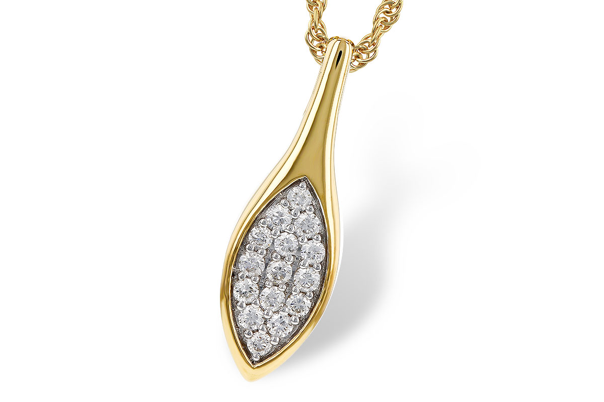 D329-43266: NECKLACE .20 TW