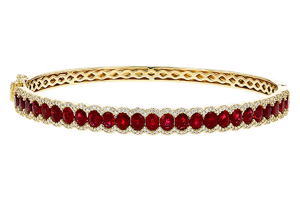 D329-44093: BANGLE 5.04 TW RUBY 5.60 TGW
