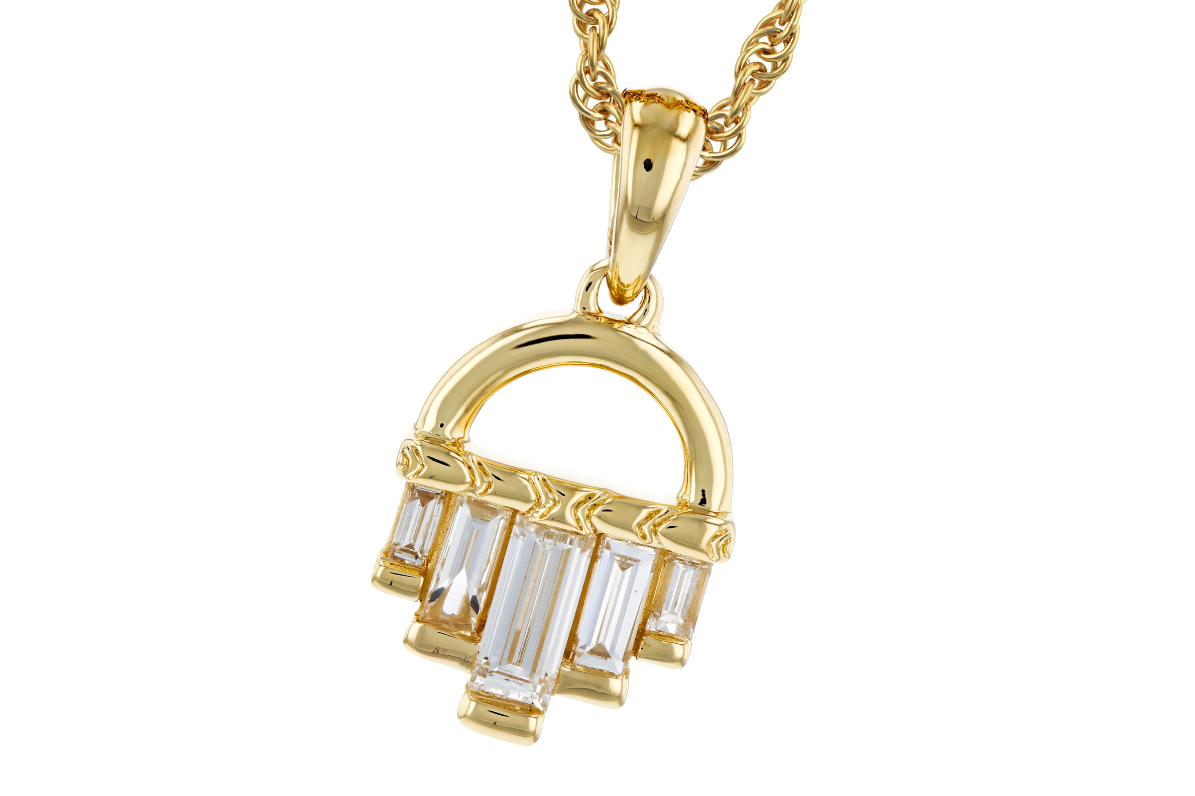D330-29575: NECK .46 TW BAGUETTE DIAS