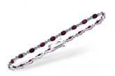 E238-54111: BRACELET 4.08 RUBY 4.55 TGW