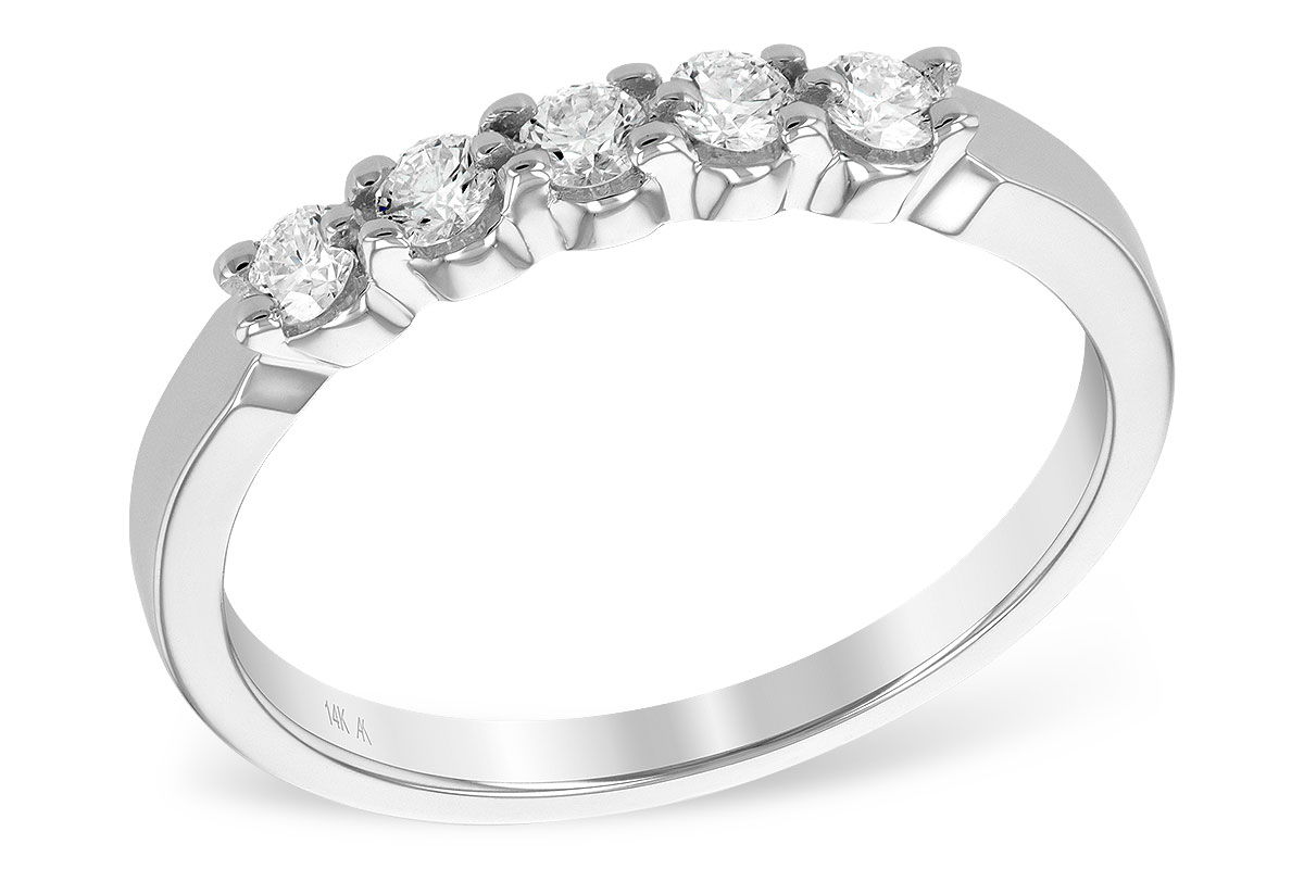 E240-31375: LDS DIA WED RG .25 TW (5 STONES)