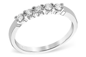 E240-31375: LDS DIA WED RG .25 TW (5 STONES)