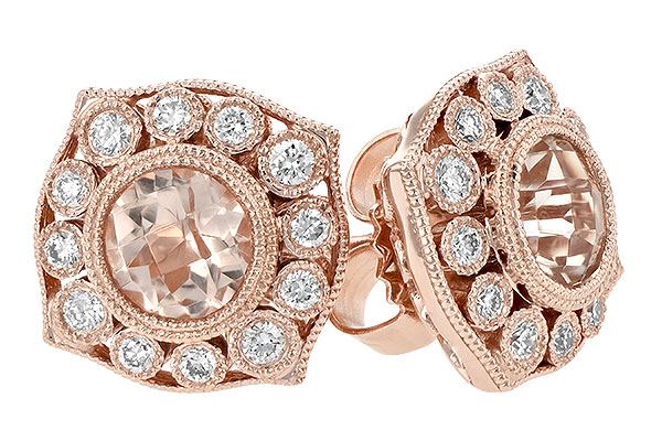 E243-04111: EARR .75 MORGANITE .98 TGW