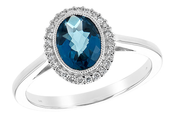 E243-92293: LDS RG 1.27 LONDON BLUE TOPAZ 1.42 TGW