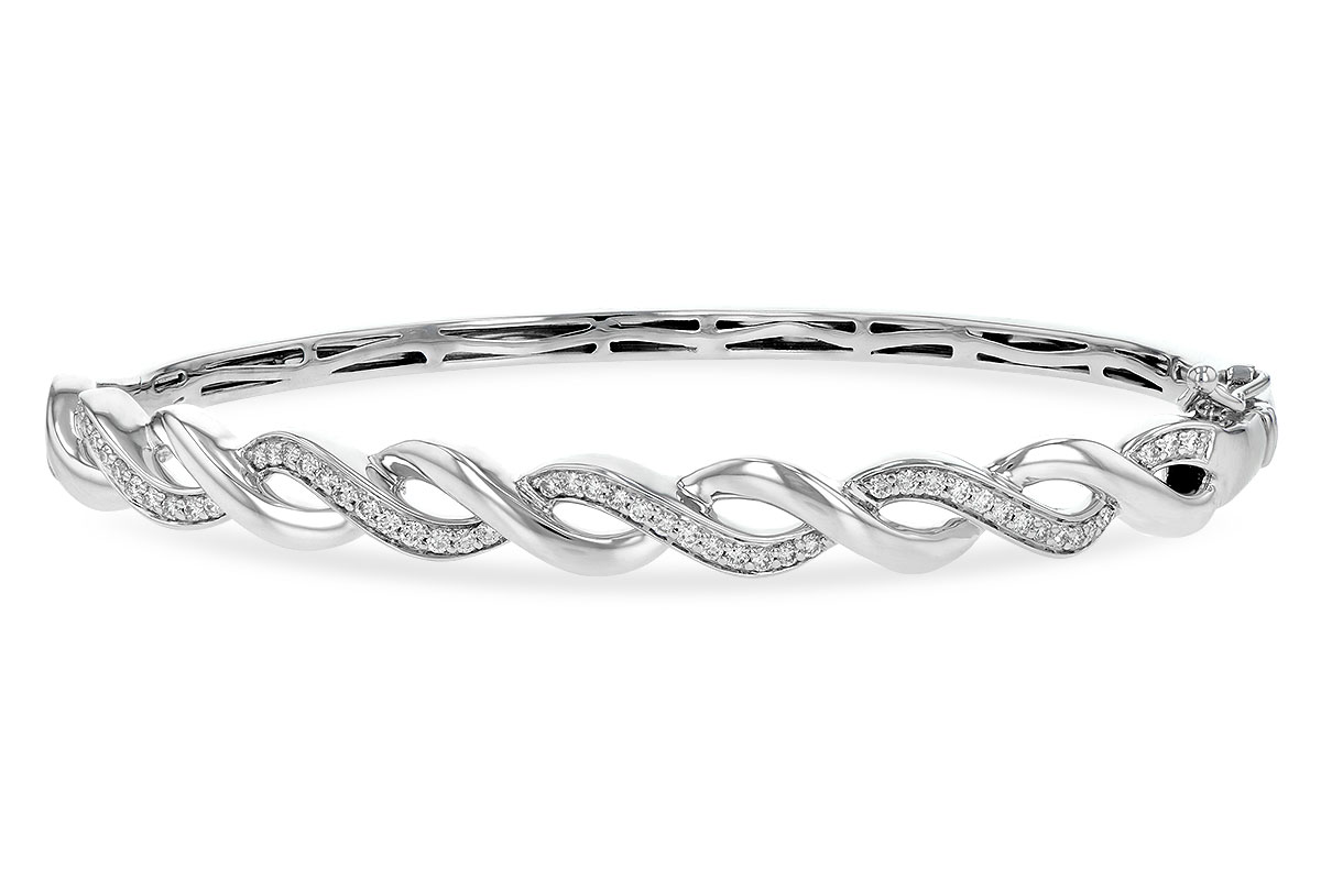 E243-95956: BANGLE BRACELET .42 TW