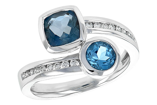 E243-99620: LDS RG 1.55 TW BLUE TOPAZ 1.70 TGW
