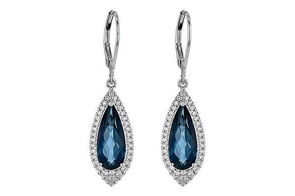 E244-83184: EARR 5.05 LONDON BLUE TOPAZ 5.42 TGW