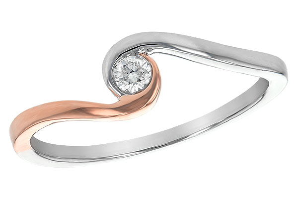 E244-87784: G243-95920 W/ ROSE GOLD TRIM .07 BR