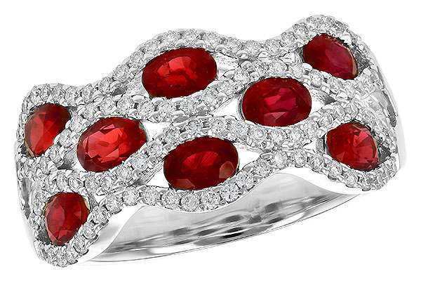 E244-87793: LDS WED RG 1.80 TW RUBY 2.18 TGW