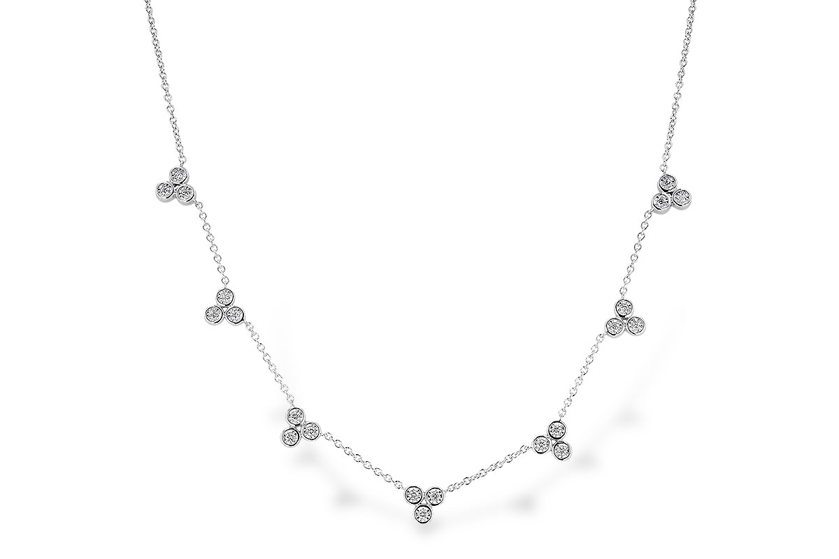 E328-46893: NECKLACE .36 TW (18")