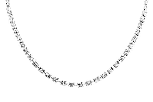 E328-49575: NECKLACE 2.02 TW BAGUETTE