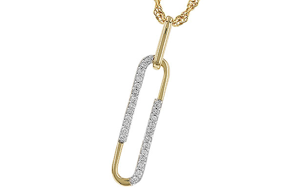 E328-51384: NECKLACE .14 TW
