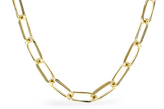 E328-51420: PAPERCLIP MD (18IN, 3.10MM, 14KT, LOBSTER CLASP)