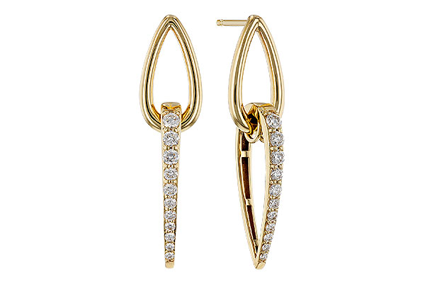 E329-37784: EARRINGS .75 TW