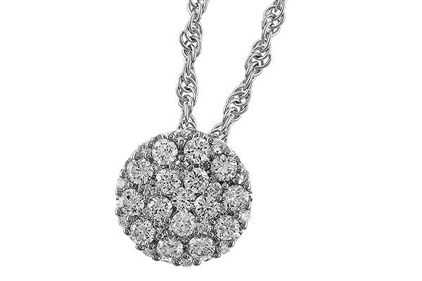 E329-39547: NECKLACE .25 TW