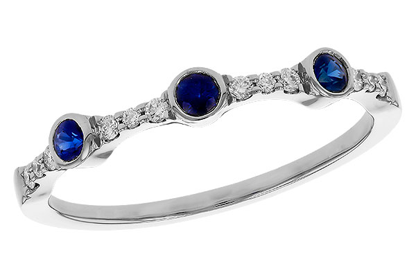 E329-39584: LDS WED RG .16 SAPPHIRE .25 TGW
