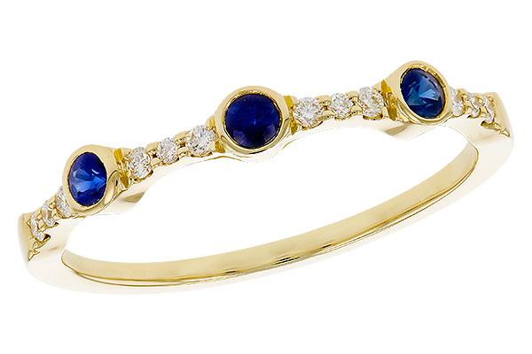 E329-39584: LDS WED RG .16 SAPPHIRE .25 TGW