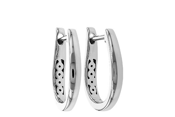 E329-42338: GOLD EARRINGS (15MM)