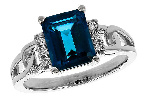 E329-43202: LDS RG 2.42 LONDON BLUE TOPAZ 2.50 TGW (9x7MM LBT)