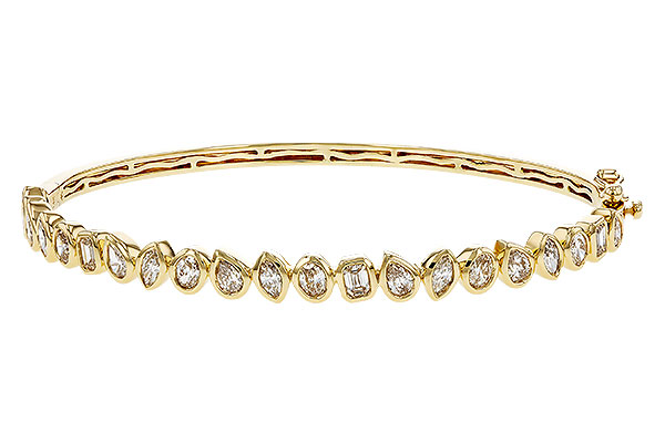 E329-44138: BANGLE 1.65 TW FANCY CUT DIAS