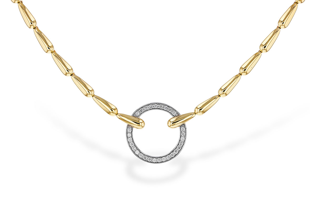 E329-45038: NECKLACE .33 TW (17")