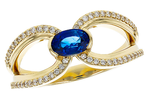 E330-27793: LDS RG .56 SAPPHIRE .75 TGW (6x4MM SA)