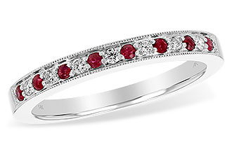 F238-51384: LDS WED RG .12 RUBY .21 TGW