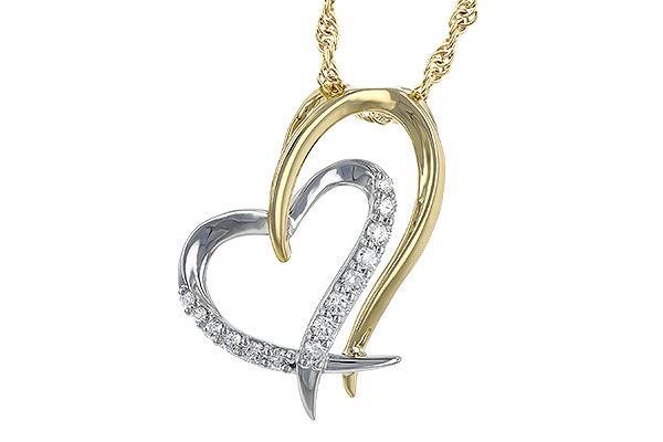 F244-85047: NECKLACE .15 TW