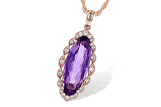 F244-89556: NECK 3.60 AMETHYST 3.74 TGW