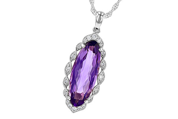 F244-89556: NECK 3.60 AMETHYST 3.74 TGW