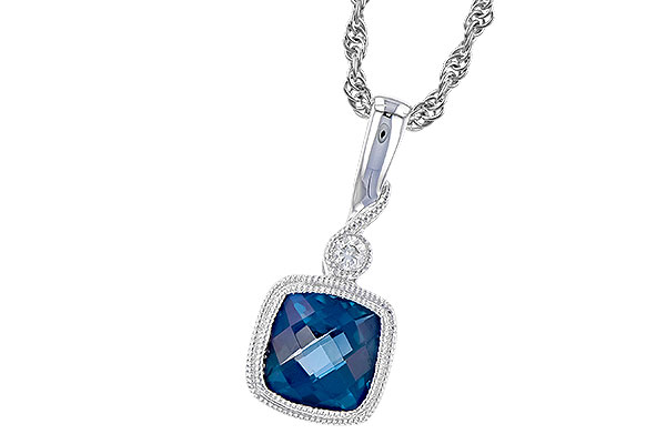 F328-45911: NECK 1.05 LONDON BLUE TOPAZ 1.07 TGW
