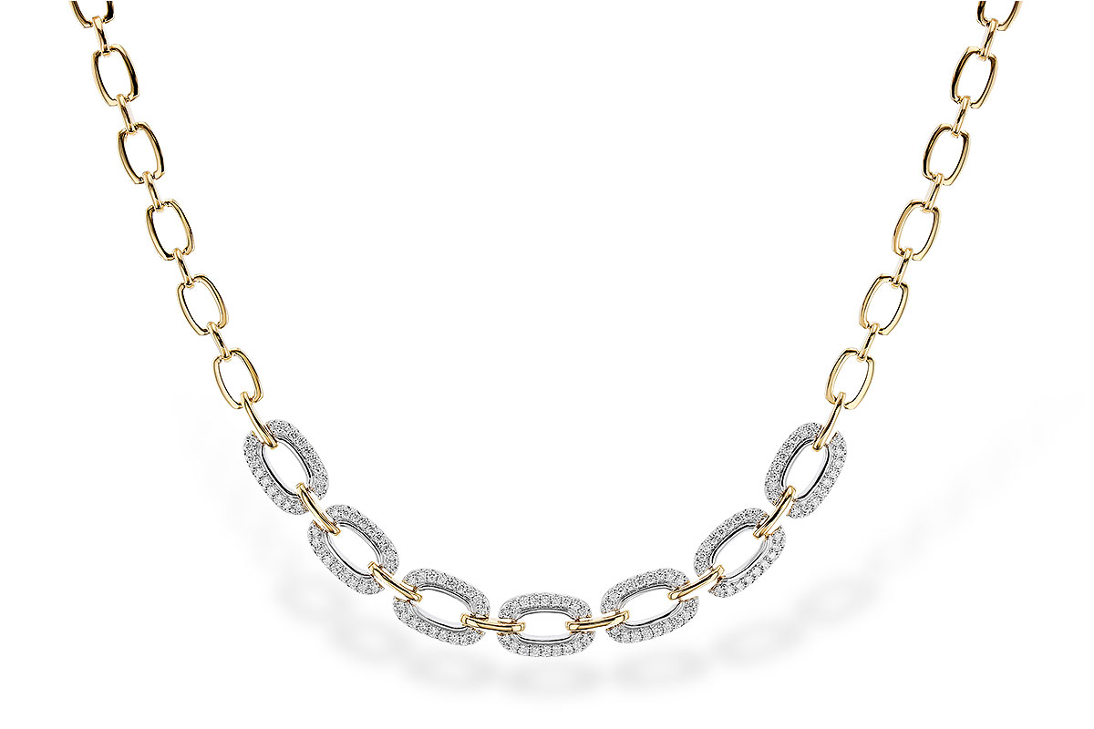 F328-46838: NECKLACE 1.95 TW (17 INCHES)