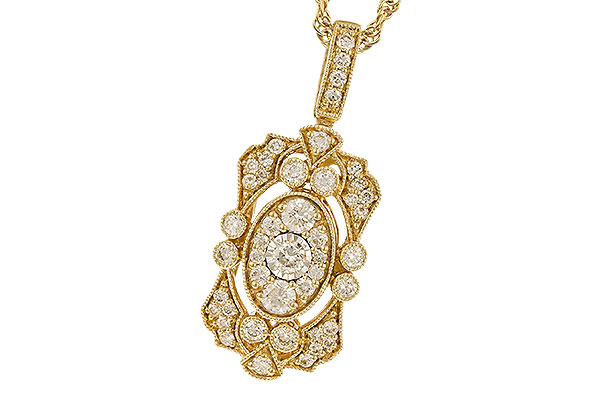 F328-50465: D327-60493 NECK IN ALL Y/G .50 TW