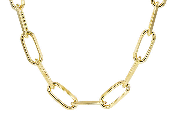 F328-51429: PAPERCLIP LG (8IN, 4.0MM, 14KT, LOBSTER CLASP)